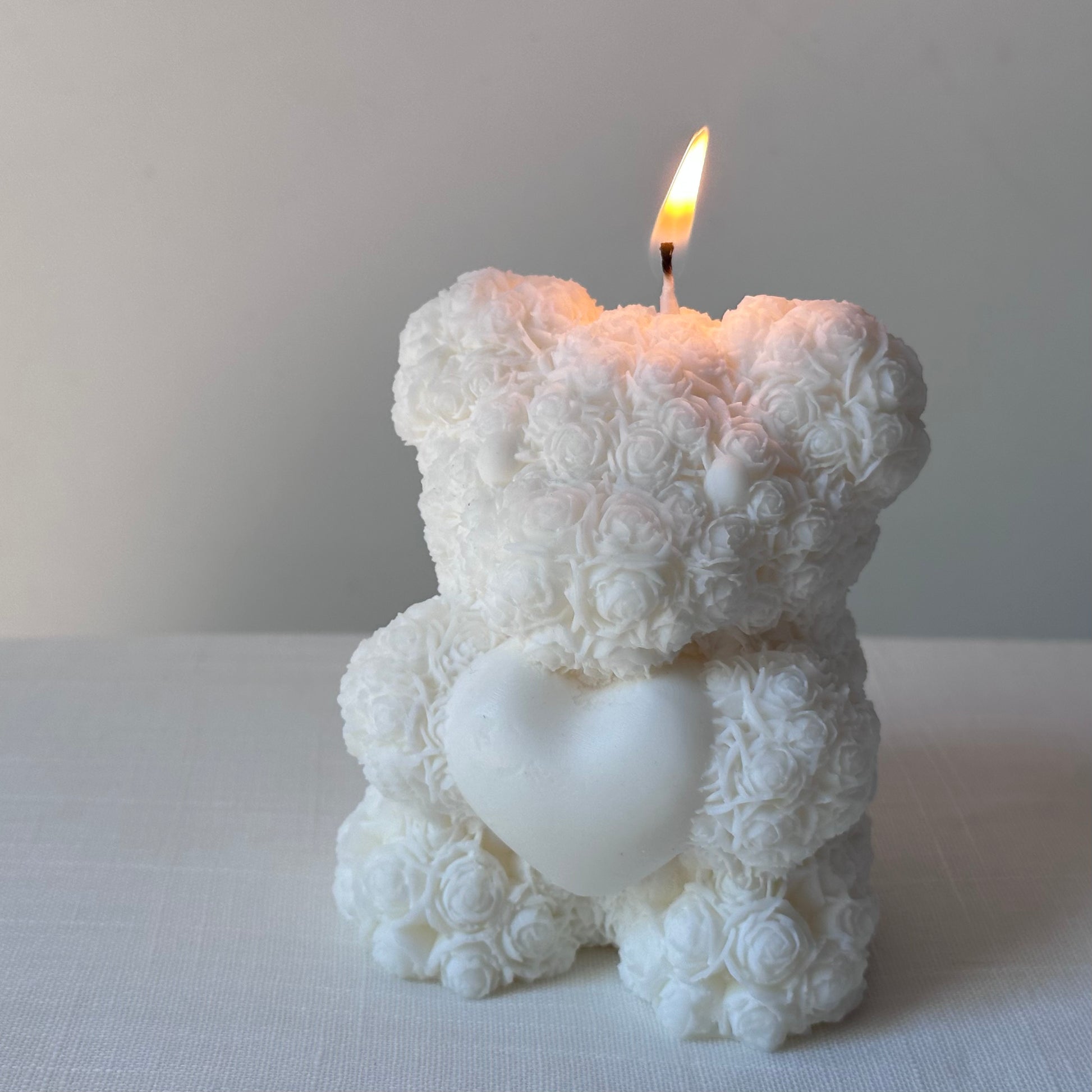 Rose Bear Soy Candle