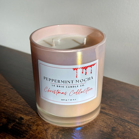 Peppermint Mocha Soy Candle - Le Brio Candle